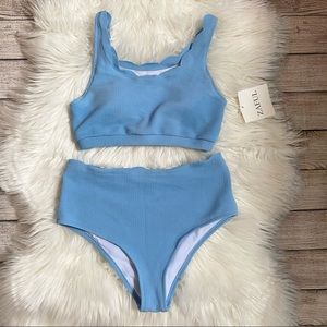 NEW Zaful Blue Bikini